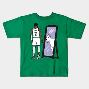 Jaylen Brown Mirror GOAT Kids T-Shirt